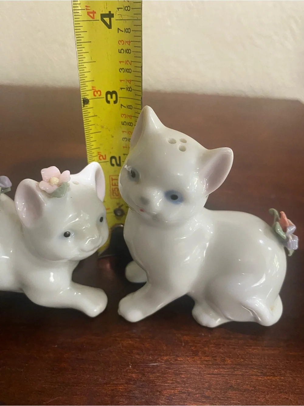 Vintage, Lenox, Butterfly Meadows, Porcelain Cat Salt and Pepper Shakers